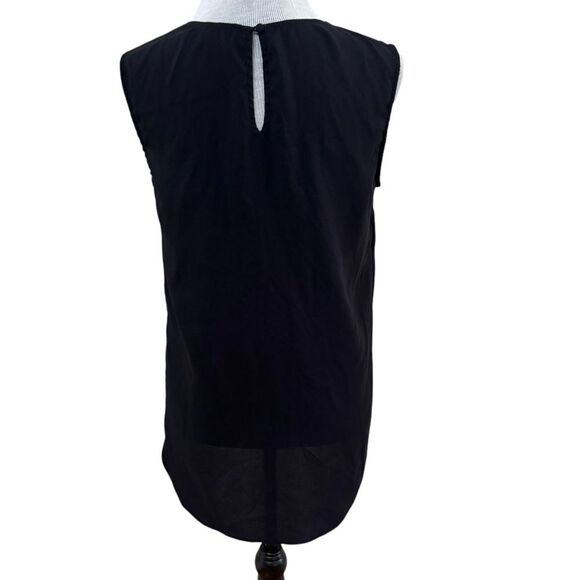 Lord & Taylor Round Neck Black Tank Top or Dress Sheer Small - Picture 2 of 6